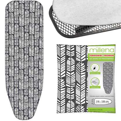 Pokrowiec na deskę do prasowania APACZ (M) + podkład FILC