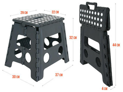 Krzesło składane Alex 32 CM Szary