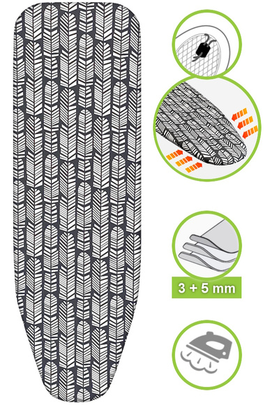Pokrowiec na deskę do prasowania APACZ (M) + podkład FILC